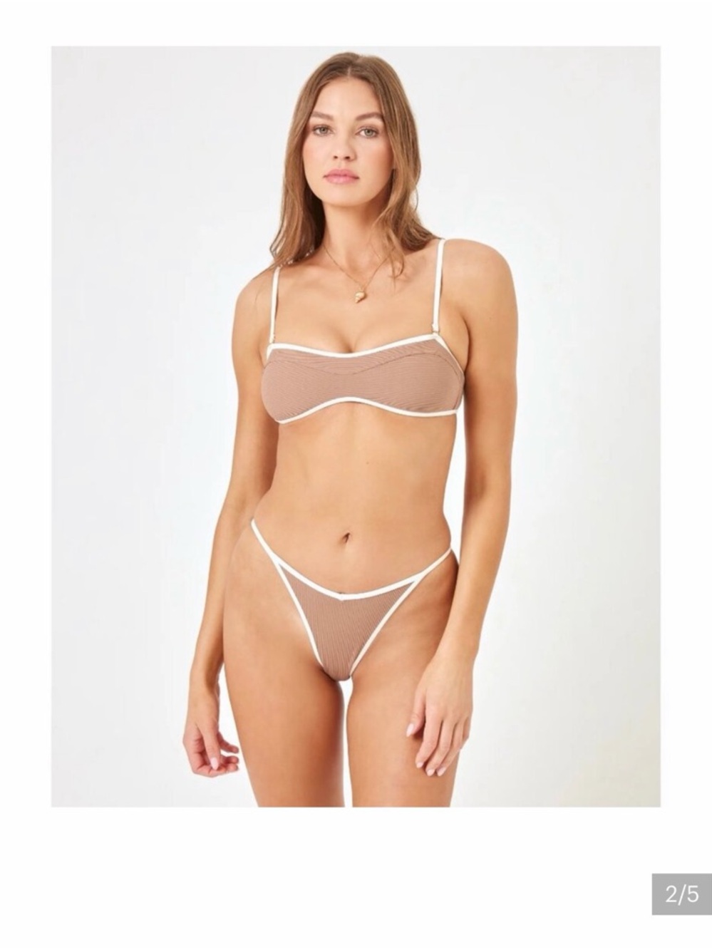 l*space Ribbed Selena Top (L) and Pixie Bottom Bitsy (XL) - NWT - bottom runs sm